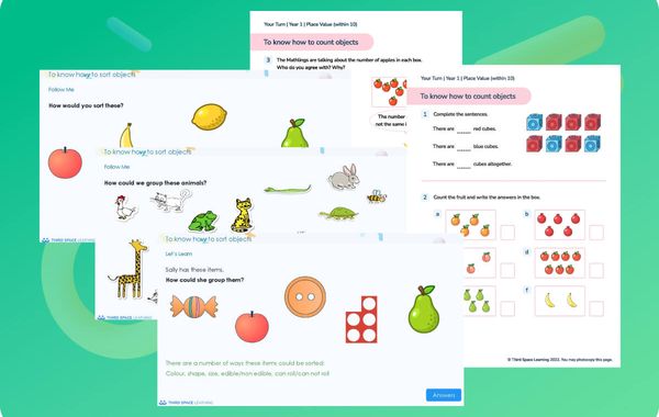 Ready-To-Go Lessons V3 | Place Value Within 10 | Year 1