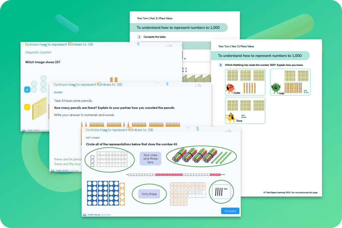Ready-To-Go Lessons V3 | Place Value | Year 3