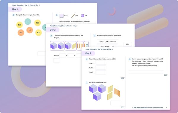 Rapid Reasoning | Weeks 1 to 6 | Year 4