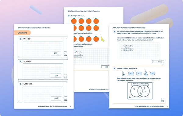 Worked Examples | SATs Papers
