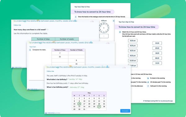 Ready-To-Go Lessons V3 | Time | Year 4