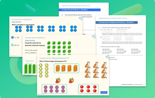Ready-To-Go Lessons V2 | Multiplication And Division | Year 3