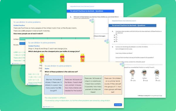 Ready-To-Go Lessons V2 | Decimals | Year 6