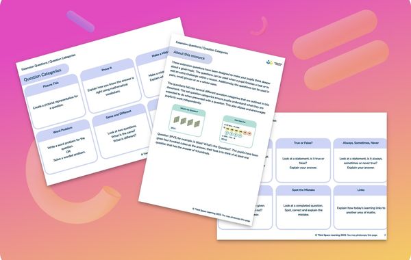 Extension Questions | Question Categories