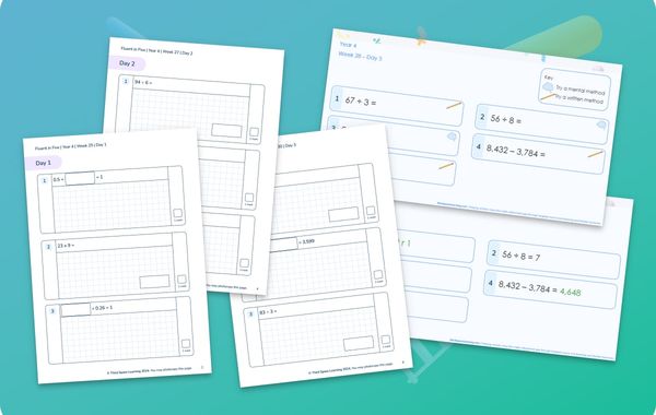 Fluent In Five Arithmetic Pack Weeks 25 to 30 Year 4