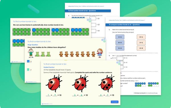 Ready-To-Go Lessons V2 | Addition And Subtraction Within 10 | Year 1