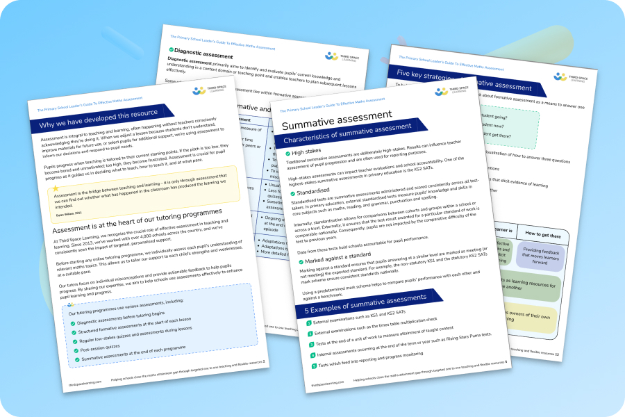 Effective Maths Assessment in Primary School