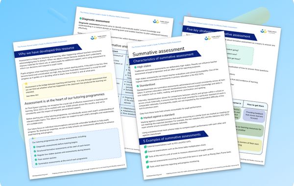 Primary School Leader's Guide to Effective Maths Assessment