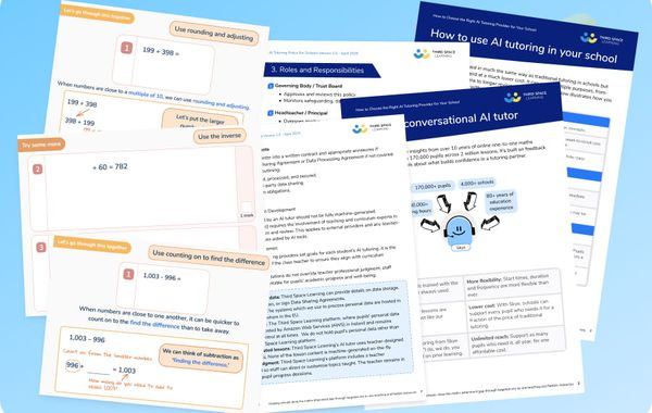 AI Tutoring in schools webinar resource pack