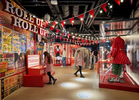 Circus section of the interior of Showtown