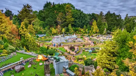 A view of the model village