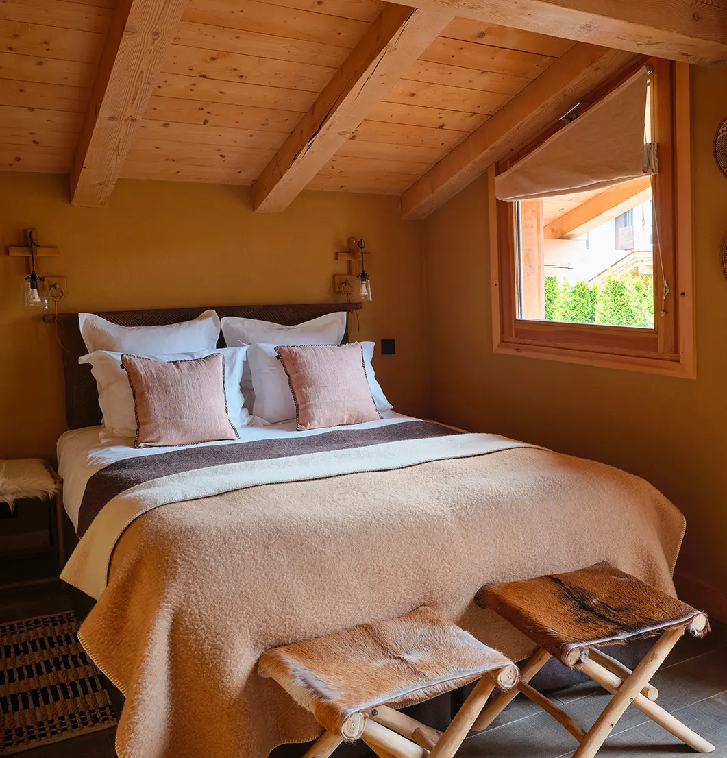 Location de Chalets Chamonix - Chalet Terre Les Rives d'Argentière - chambre