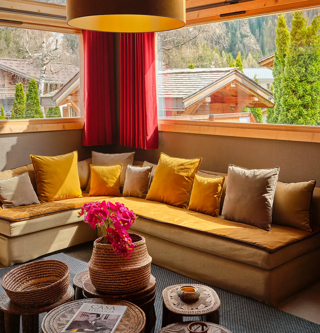 Location de Chalets Chamonix - Chalet Terre Les Rives d'Argentière - salon