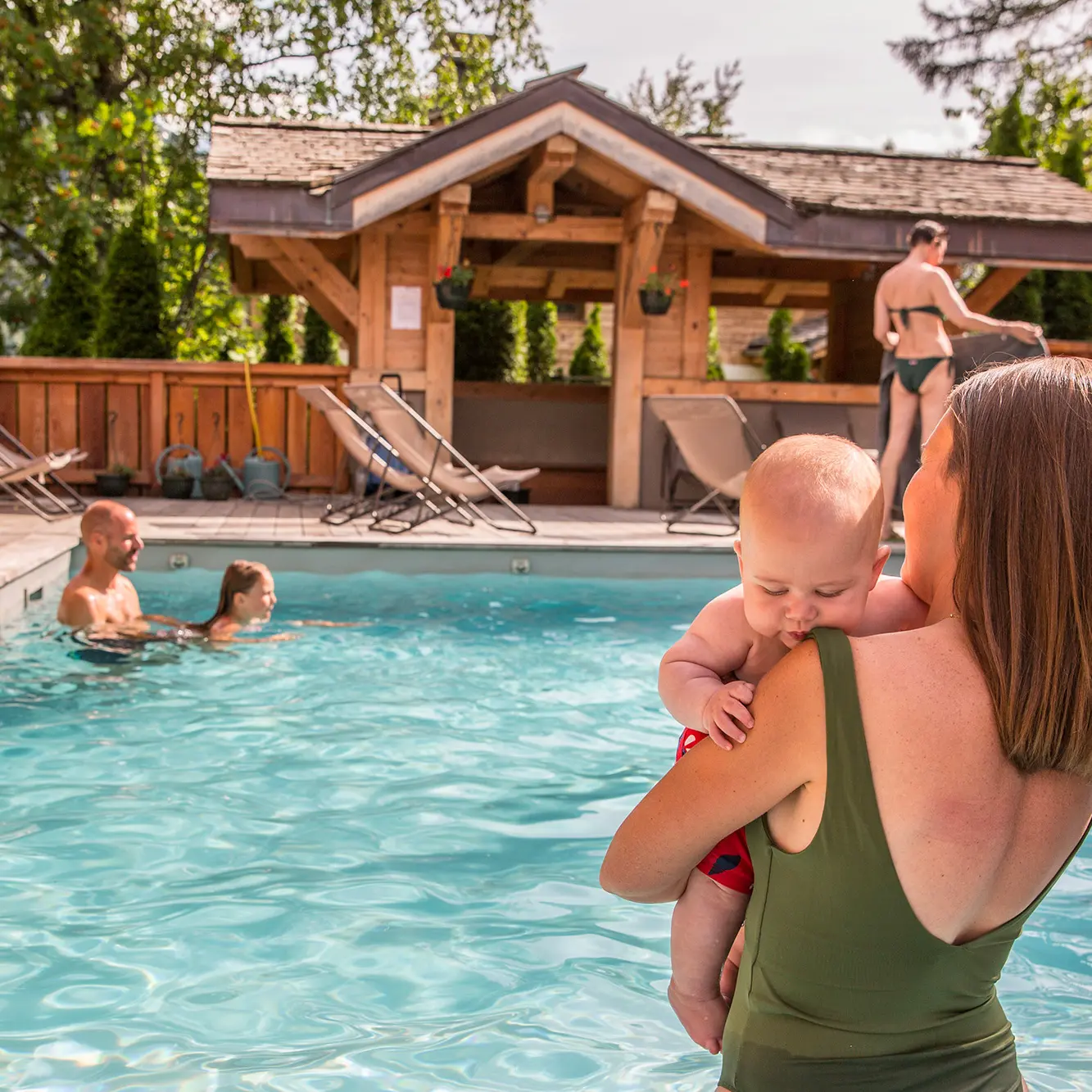 Location de Chalets Chamonix - Hameau Les Rives d'Argentière - piscine