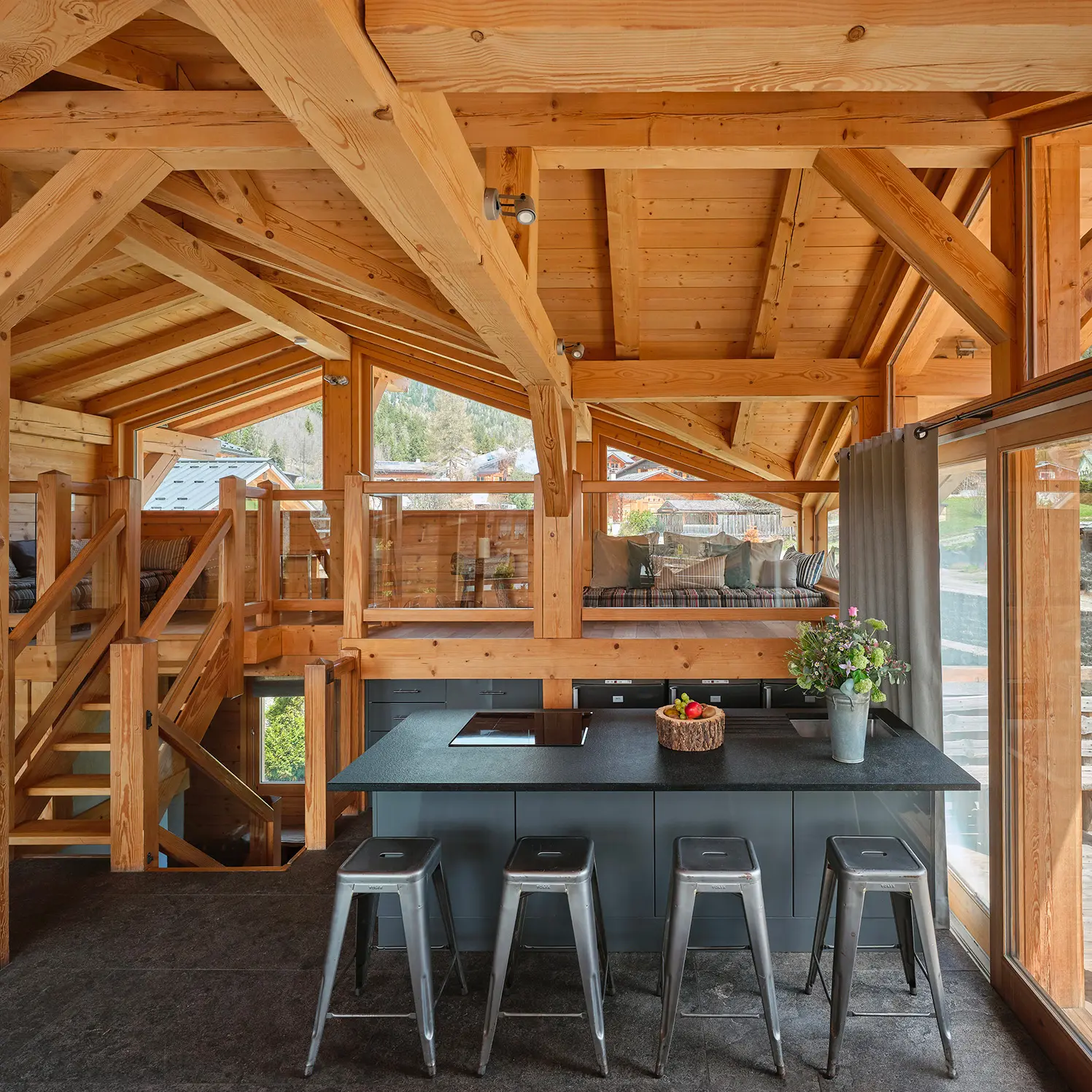 Location Chalets Chamonix - Chalet Granit Les Rives d'Argentière