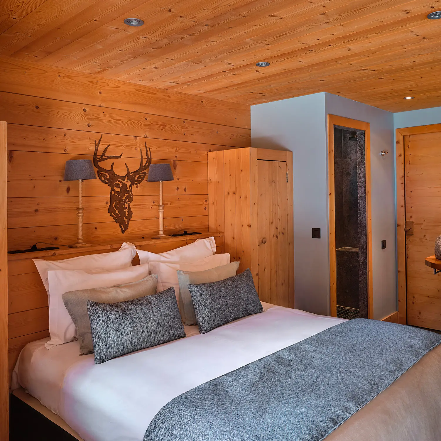 Location Chalets Chamonix - Chalet Granit Les Rives d'Argentière - chambre
