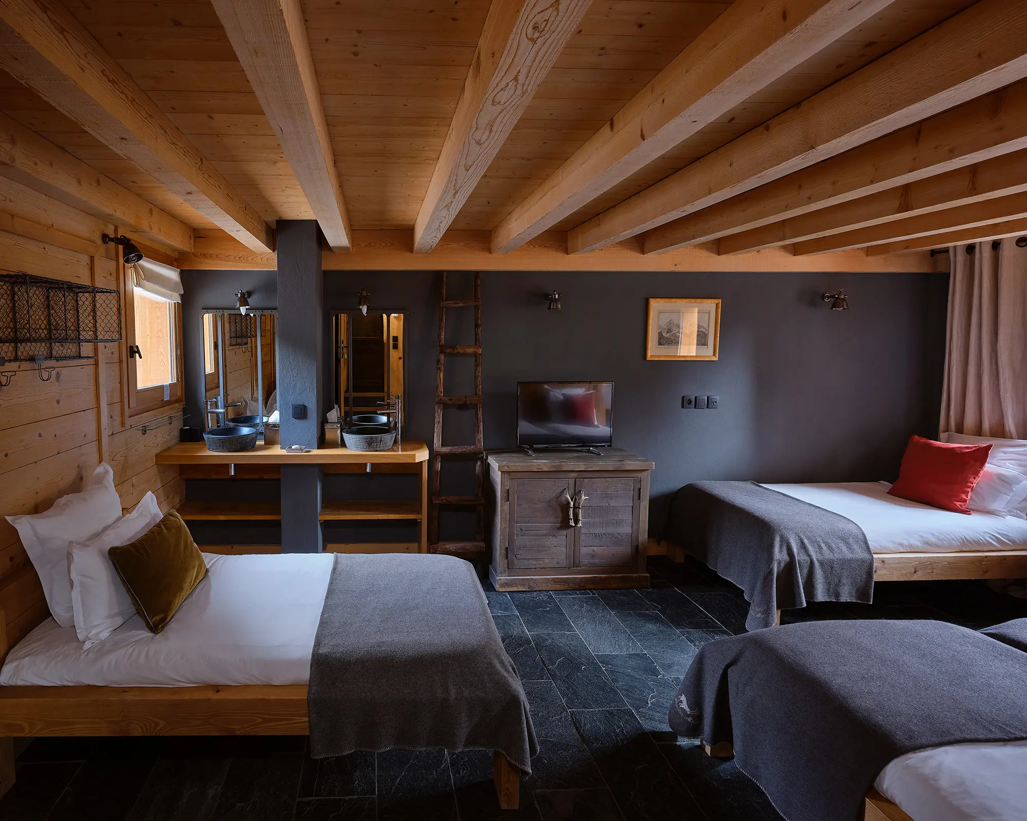 Location de Chalets Chamonix - Chalet Ardoise Les Rives d'Argentière - chambre