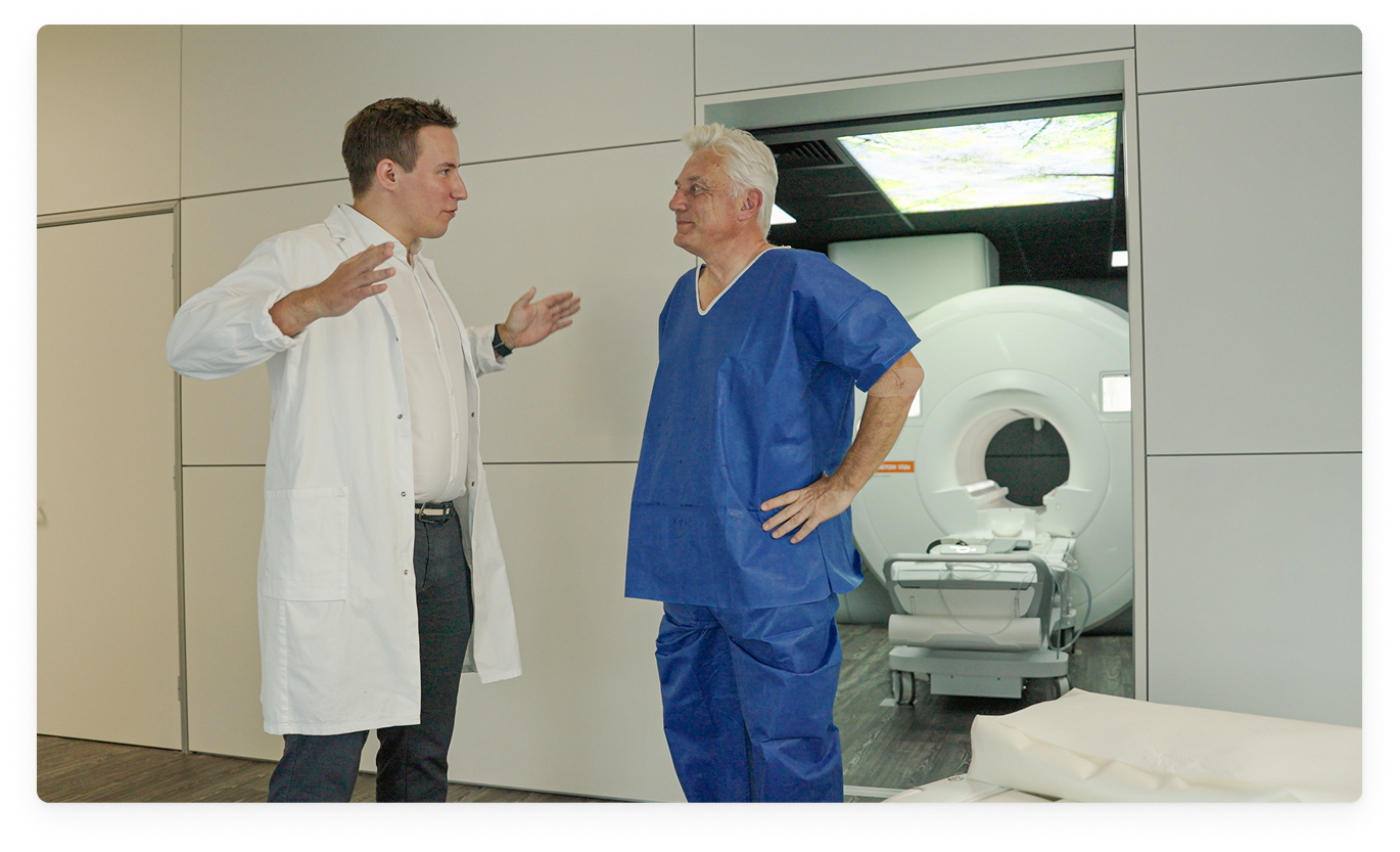 Ärztliche Nachbesprechung und  persönliche Begleitung