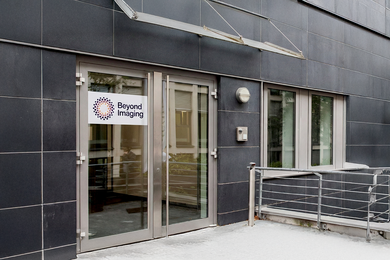 Frankfurt beyond imaging building exterior