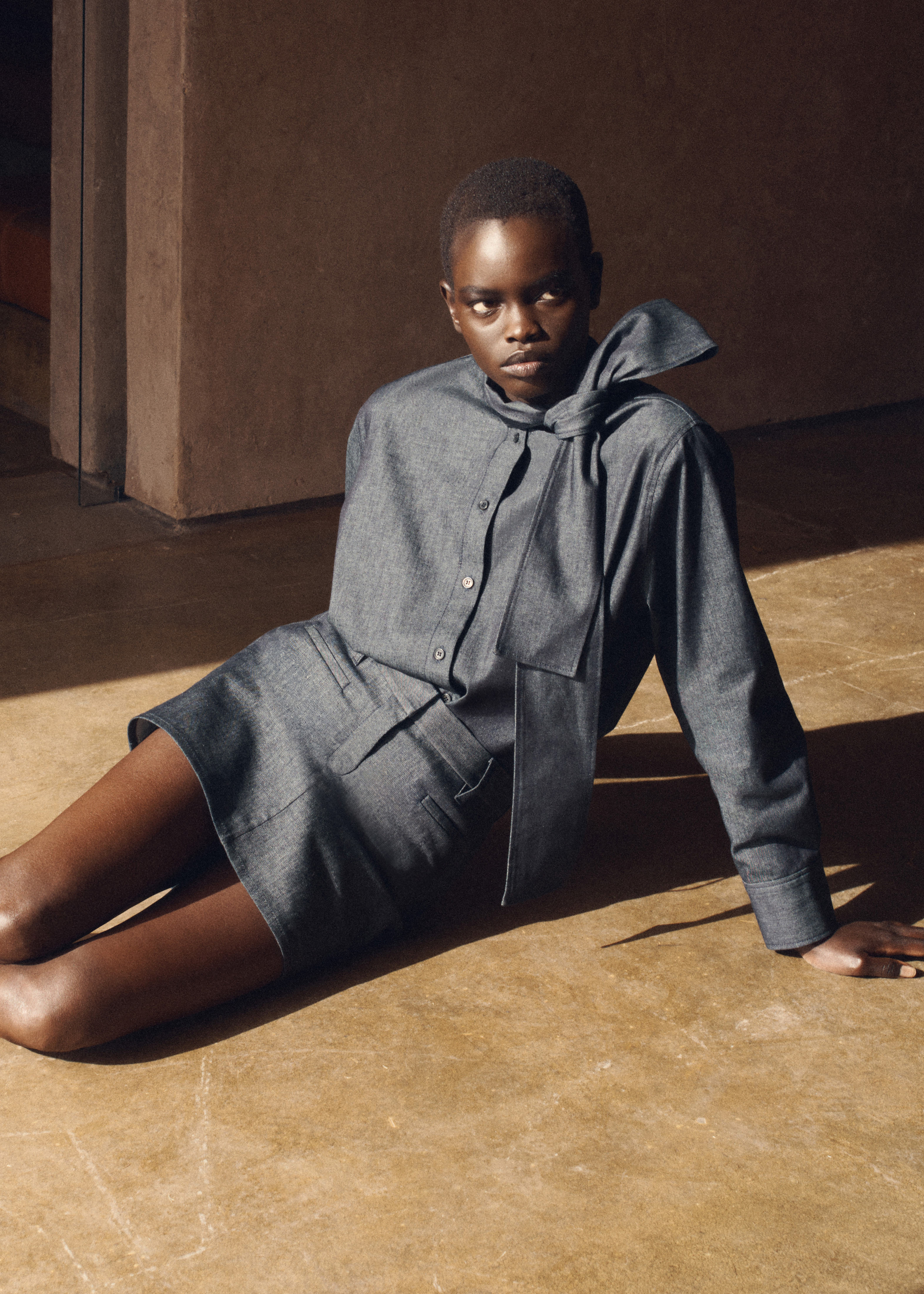 TORTOISESHELL-JACQUARD ALPACA-BLEND CARDIGAN - BLUE | COS