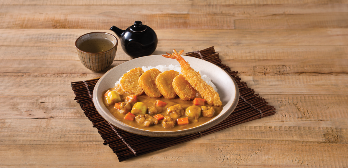 Japoński ryż curry z Rösties przepis Farm Frites