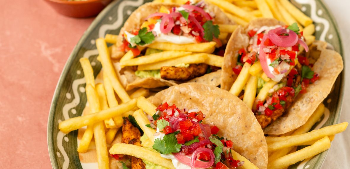 Mexican Tacos ‘n’ Fries - Liggend