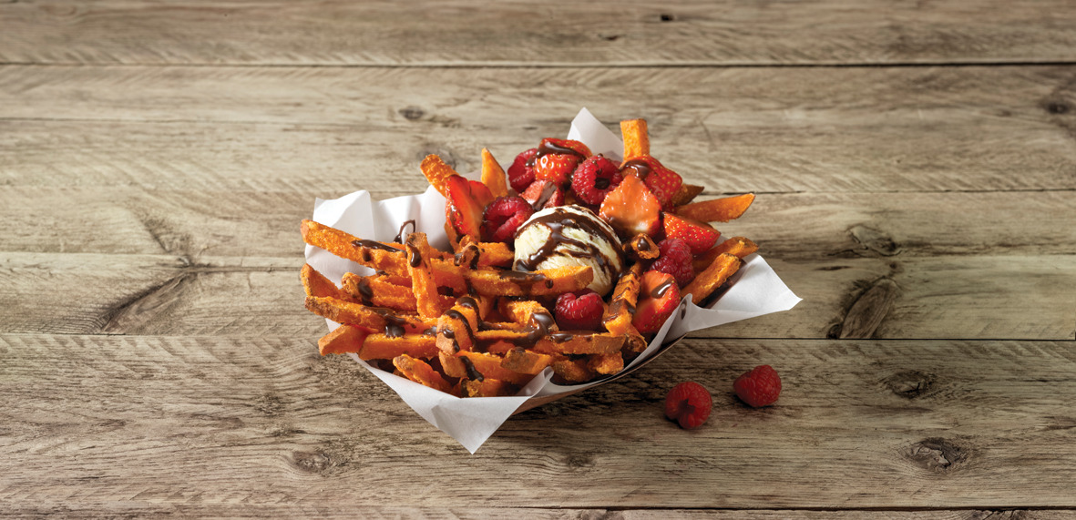 deser z frytkami z batatów Farm Frites