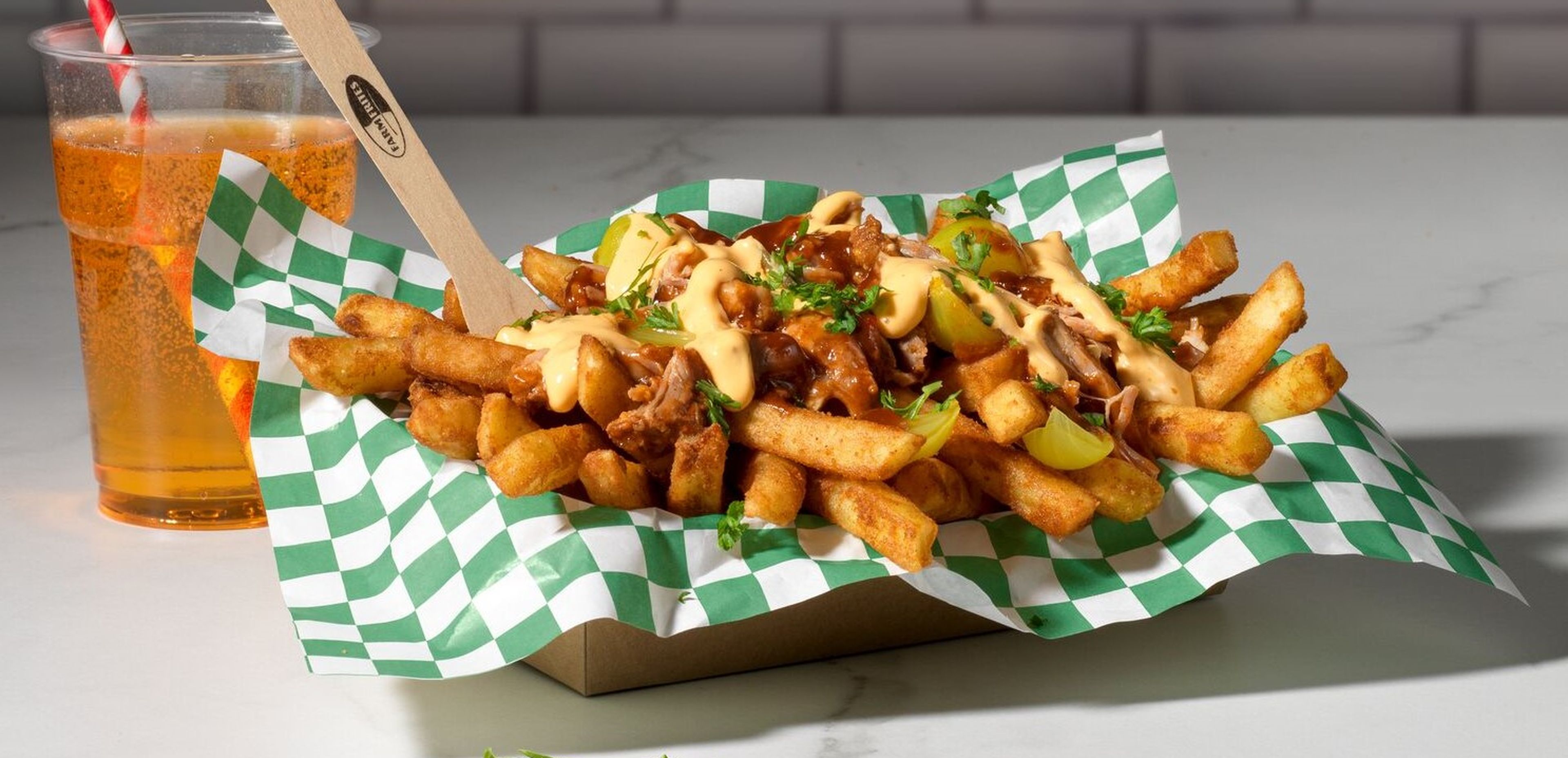 Urban Fries 10 mm Loaded fries BBQ pulled pork