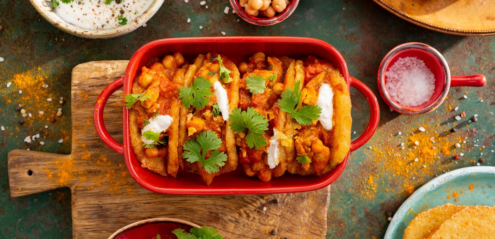 kana tikka masala kartulipannkookidega