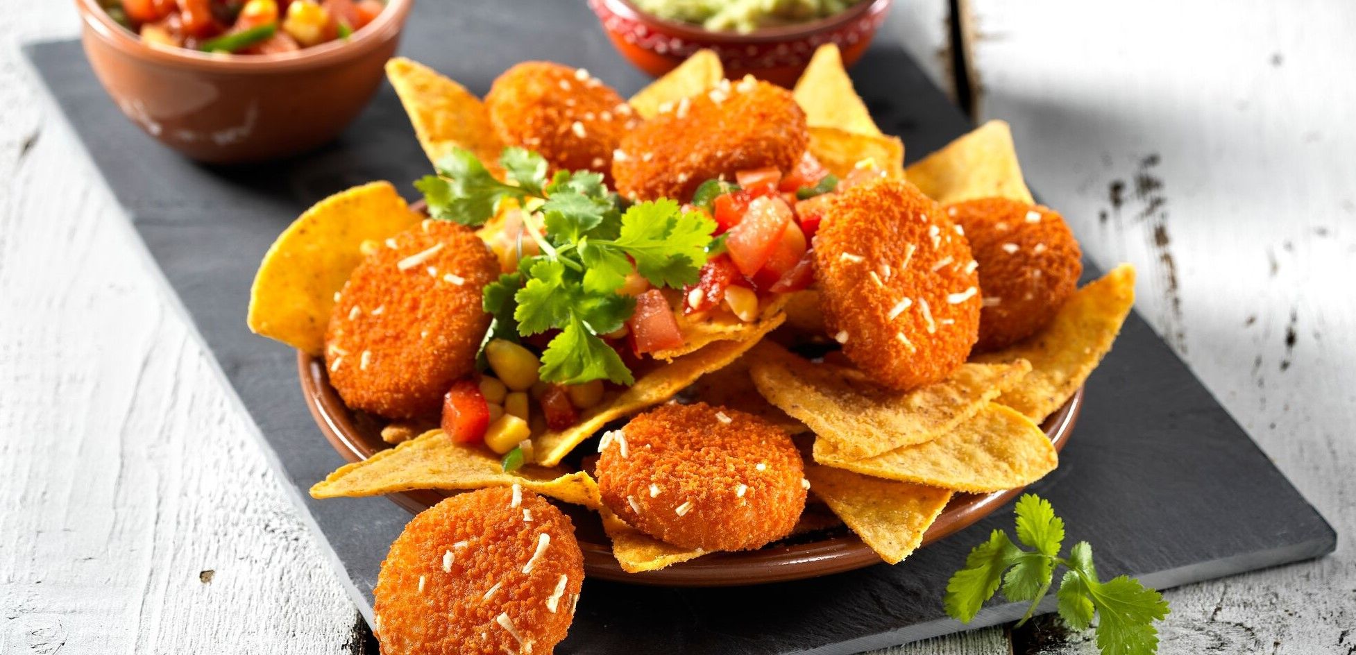 Appetizers Cheddar Bites Nachos