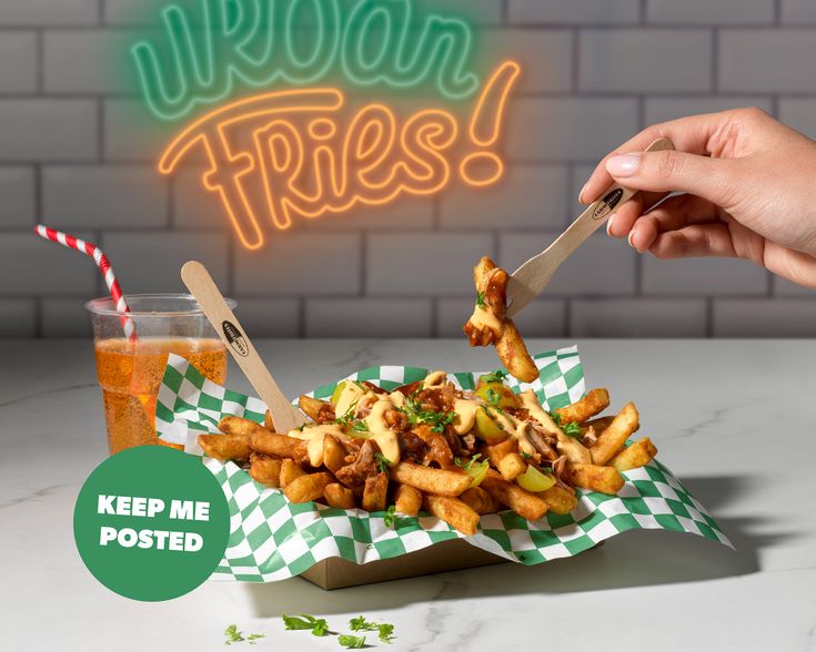 Urban Fries loaded keep me posted