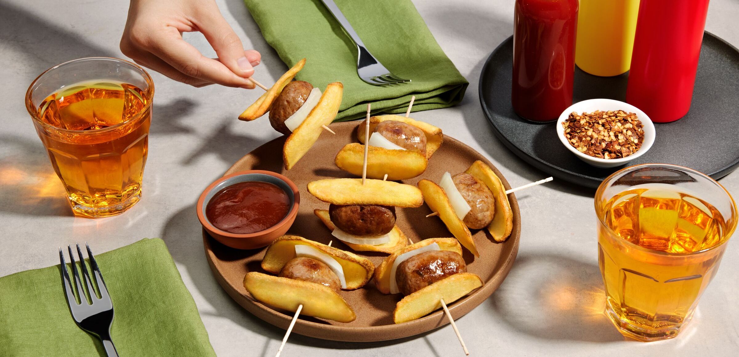 Website-Sausage Shewers scoops skin on landscape