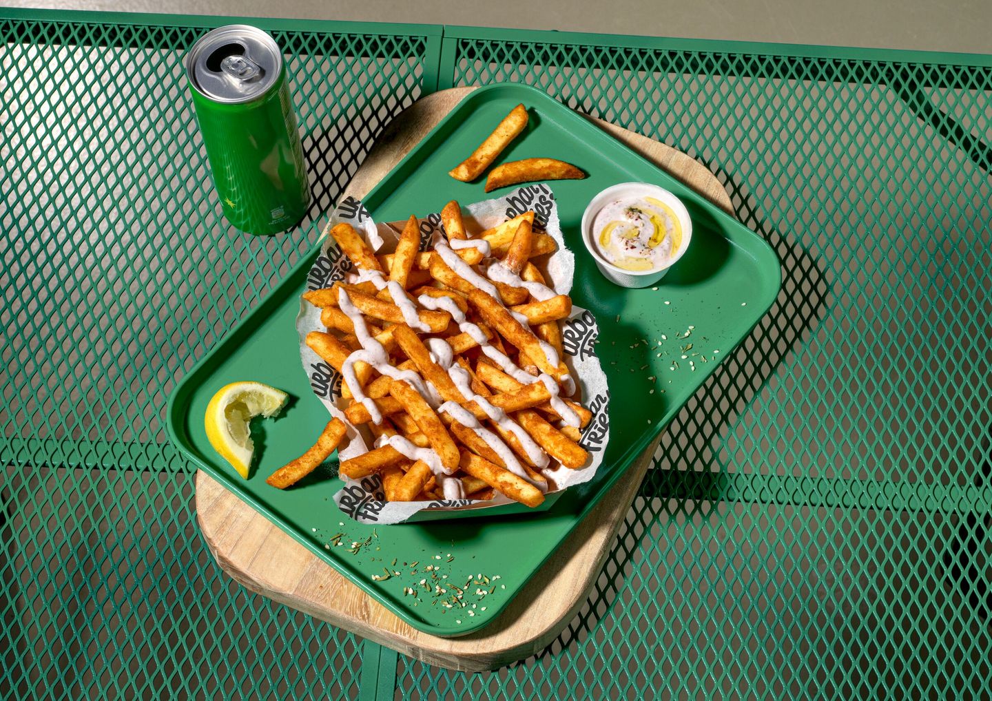 Urban Fries 10 mm Sauce Seasoned Yoghurt dip with Zaatar landscape