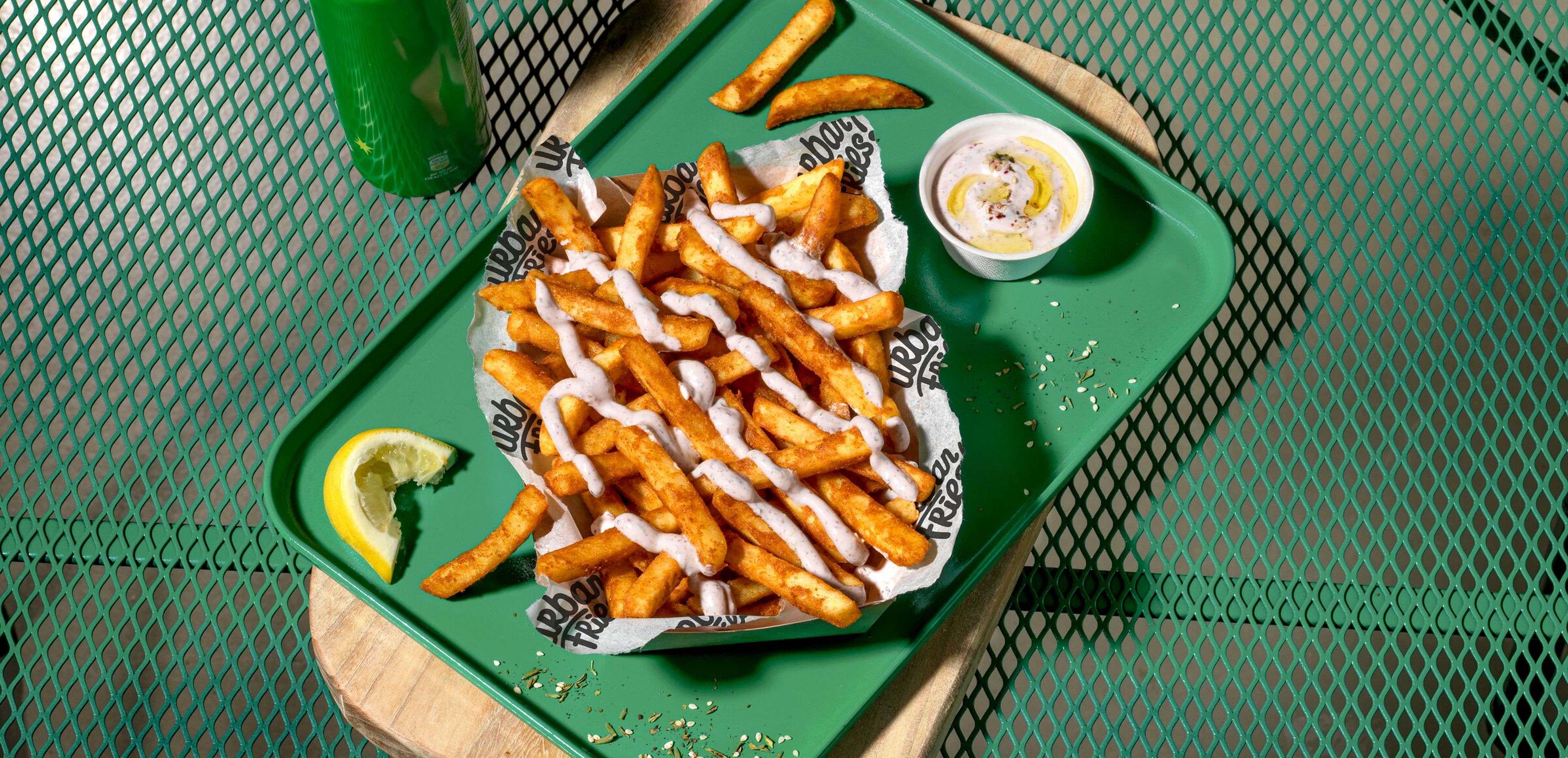 Urban Fries 10 mm Sauce Seasoned Yoghurt dip with Zaatar landscape