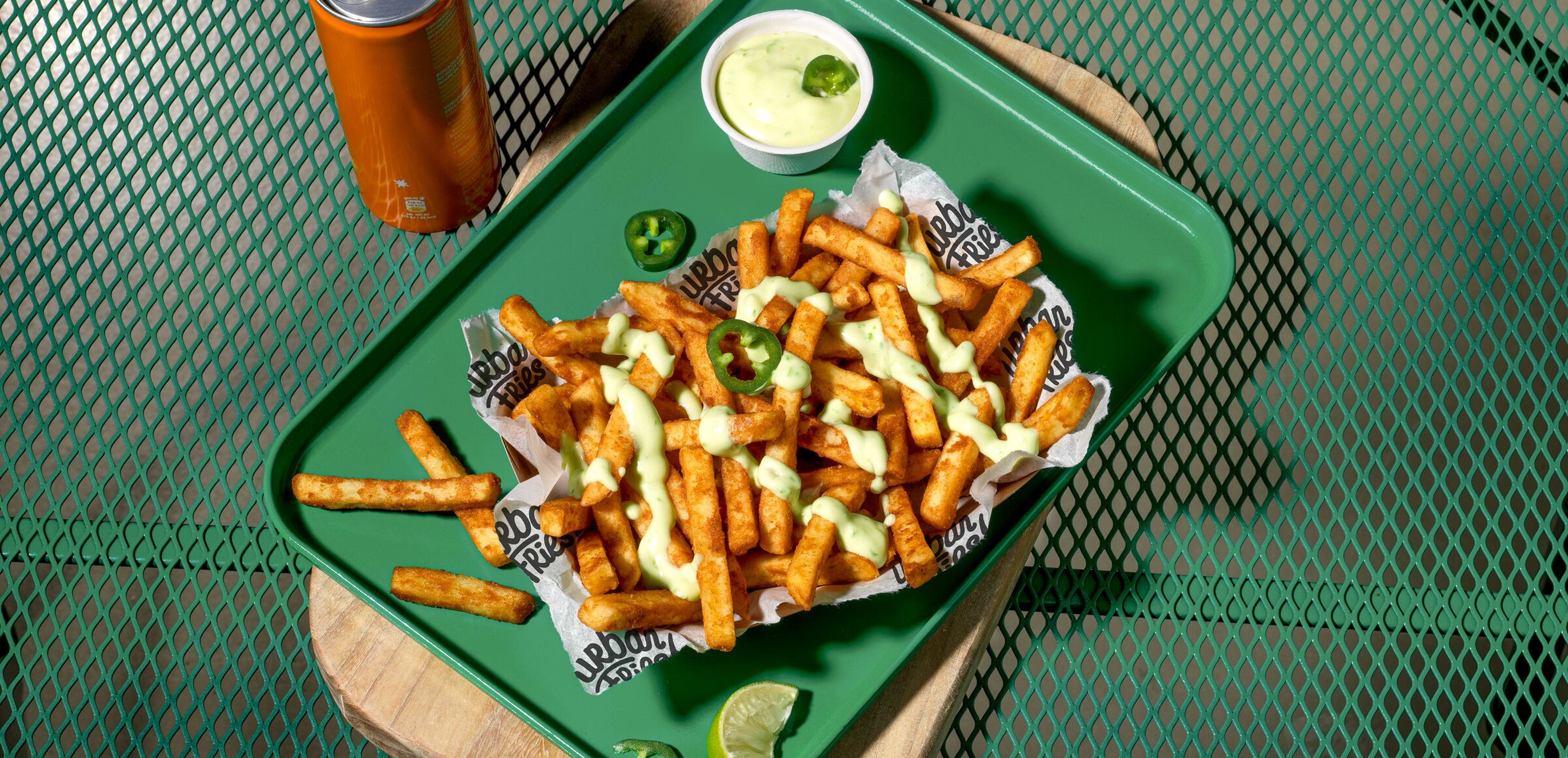 Urban Fries with jalapeno dressing - Farm Frites