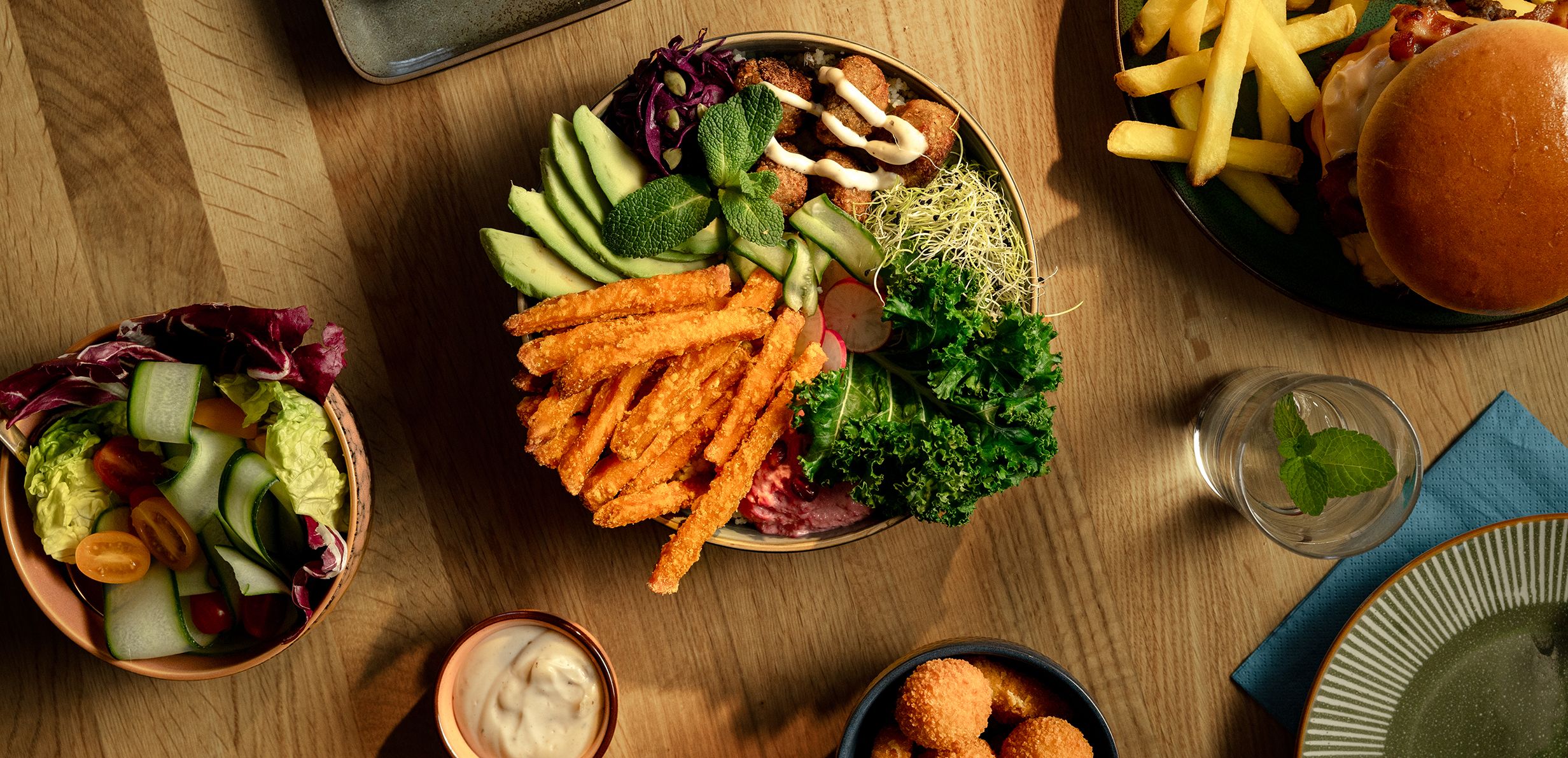 Sweet Potato Falafel Bowl