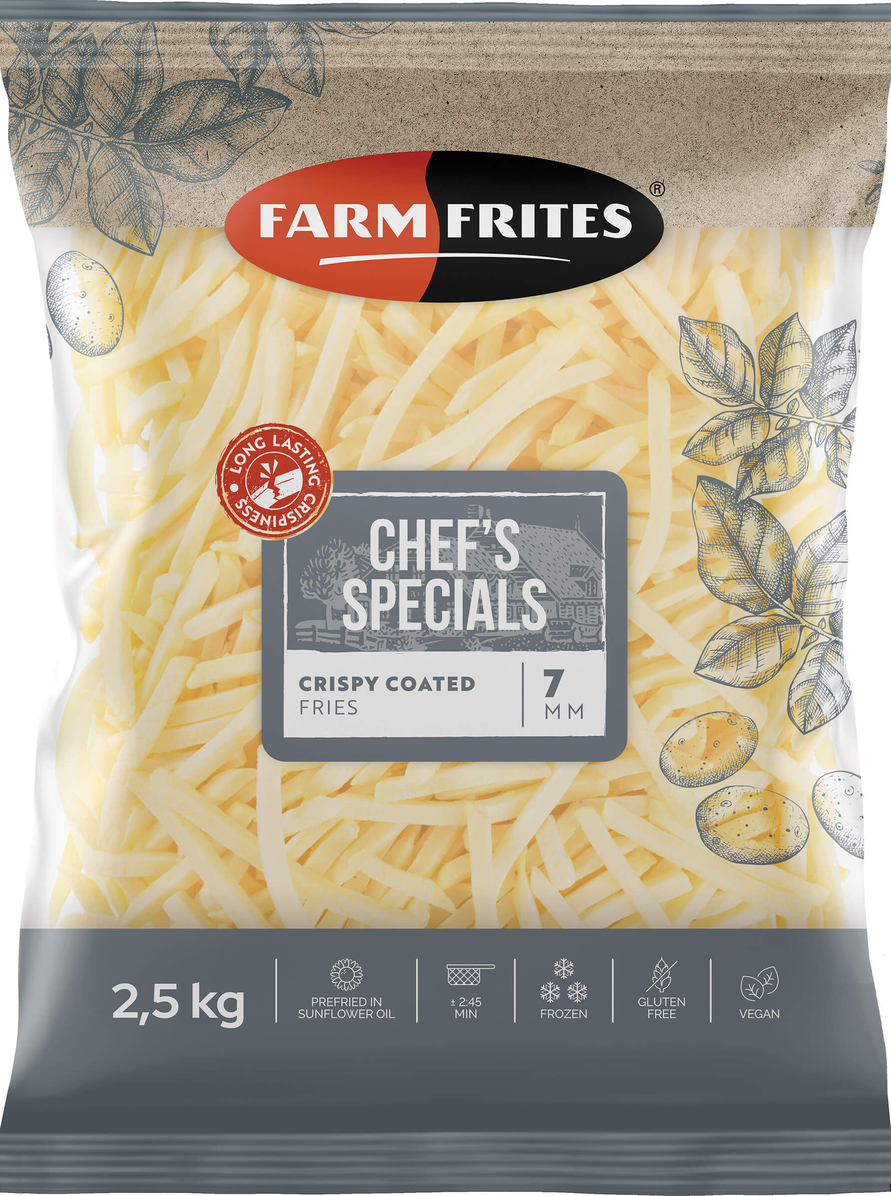 Fries 7mm Skin-On