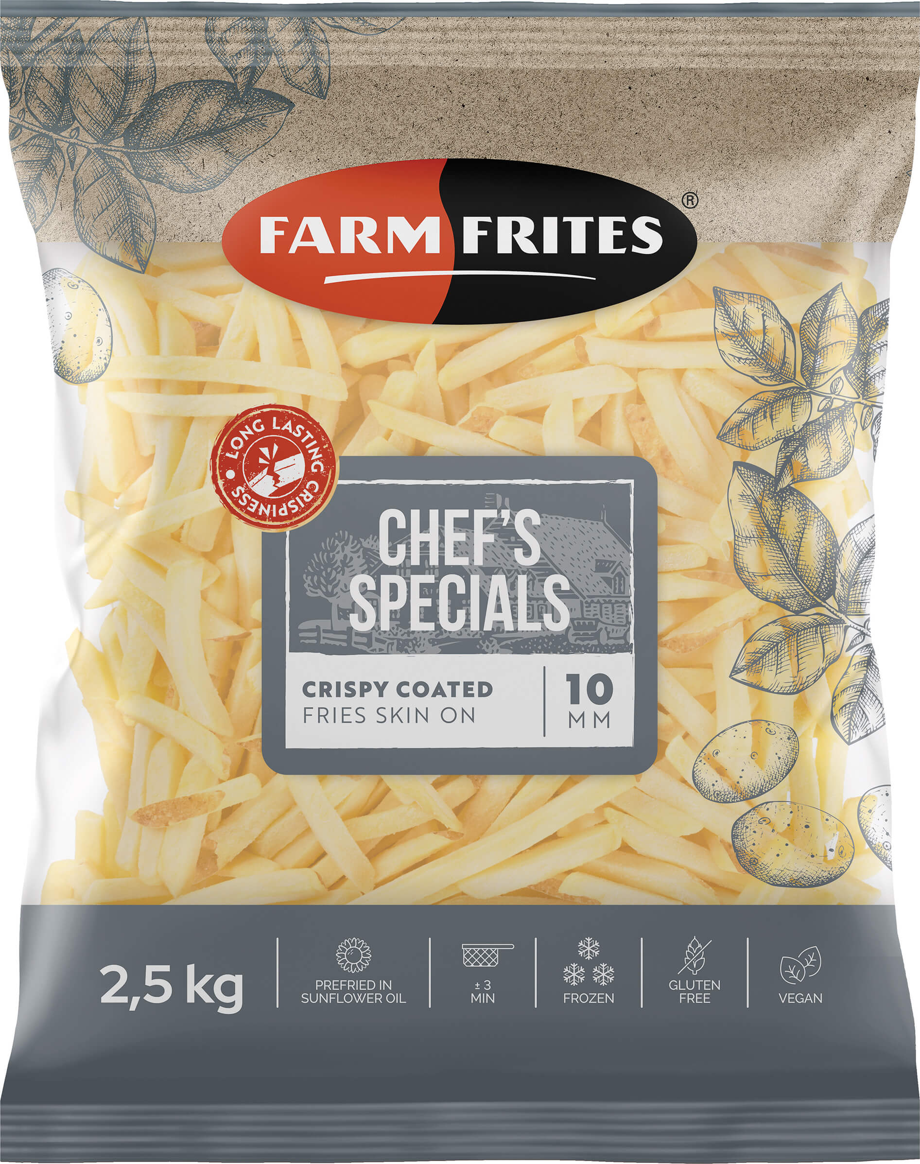 Fries 10 mm