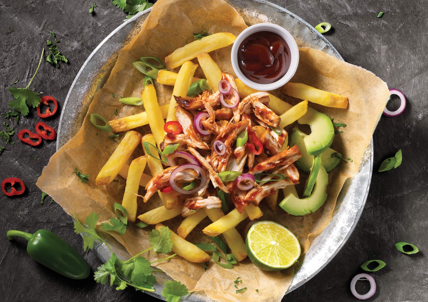 Chef-s Harvest Frozen 12mm Loaded Fries - Landscape2