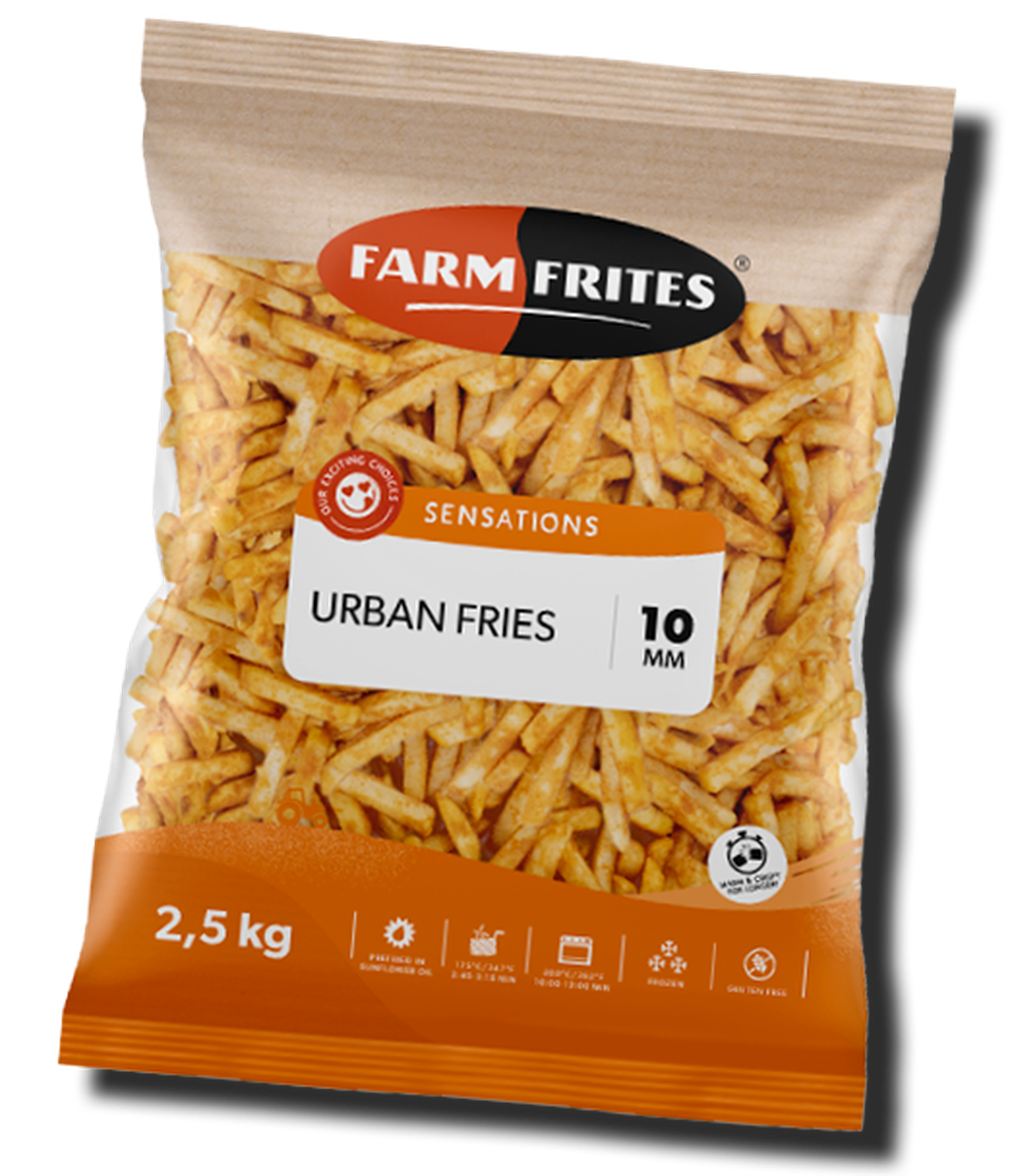 Packshot Urban Fries - transparant background