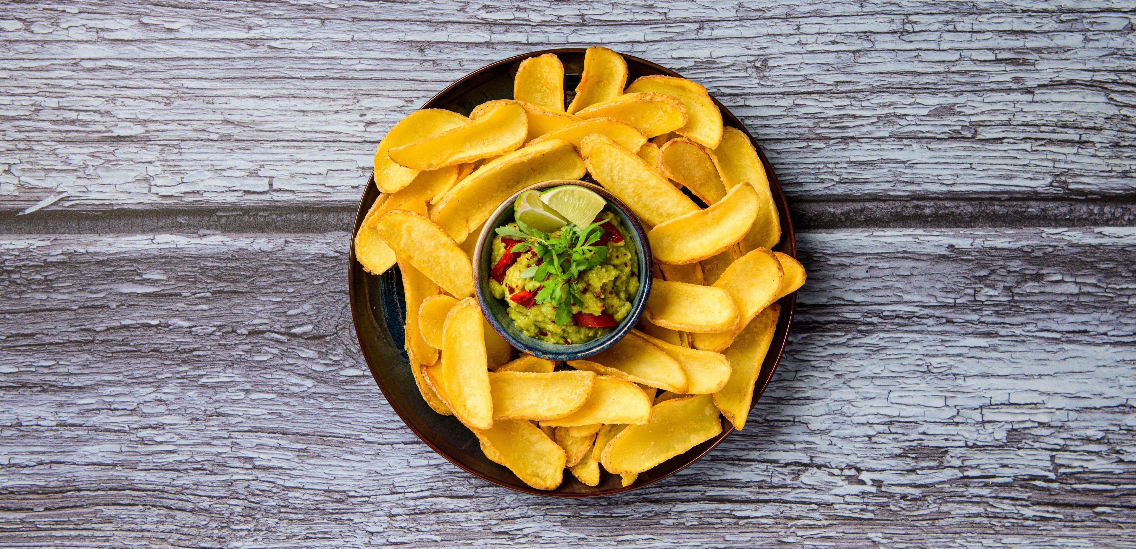 Scoops With Guacamole