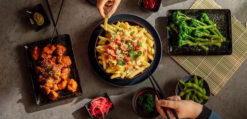 Korean Fried Chicken & Kimchi Loaded Fries