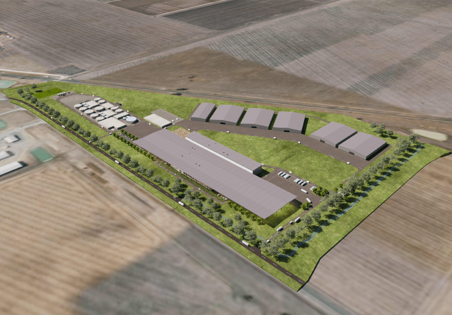 DOOEN 0 Freight Terminal Road, Dooen – proposed facility 3D view_