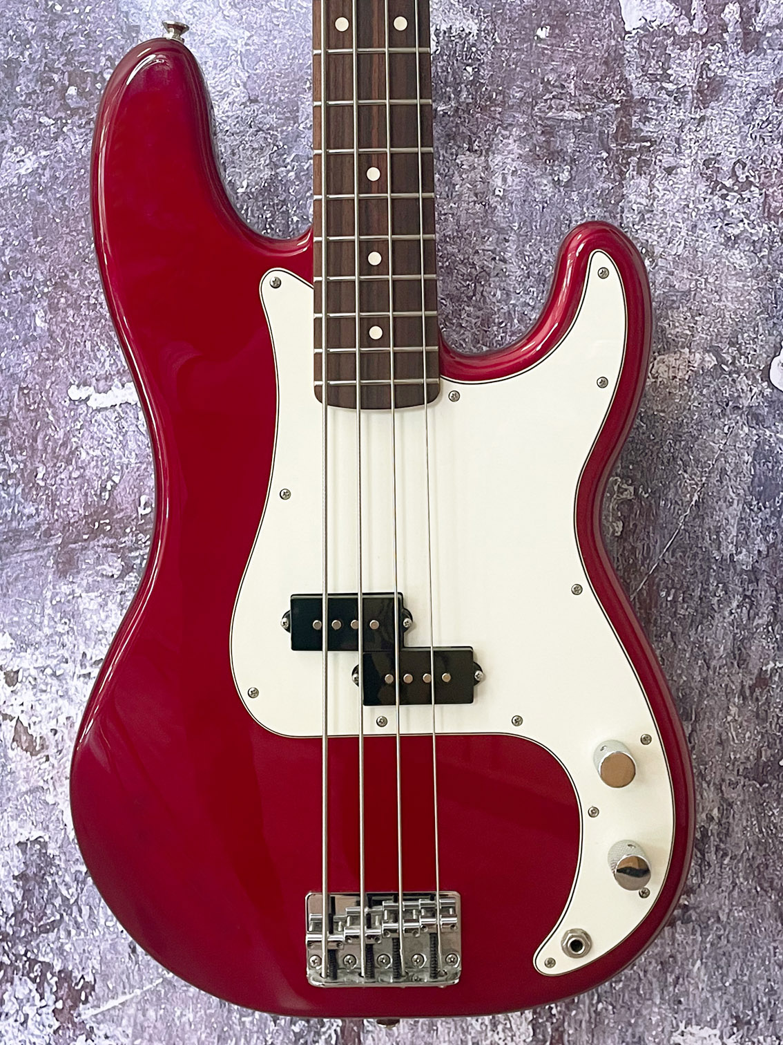 Fender Precision Bass MiM Candy Apple Red BJ 2014