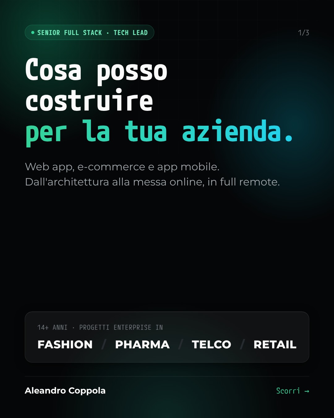 Servizi: sviluppo e consulenza