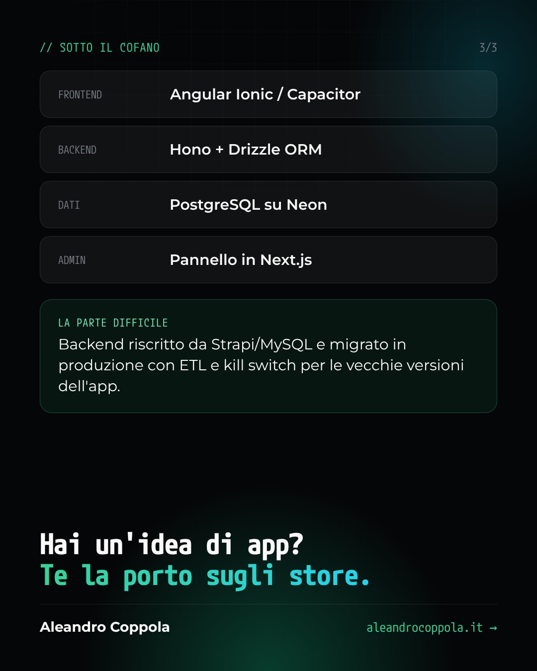 ProKick: un'app, tre piattaforme – slide 3