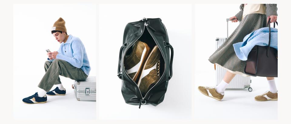 Philippe Model sneakers planche blue white, beige white, brown white