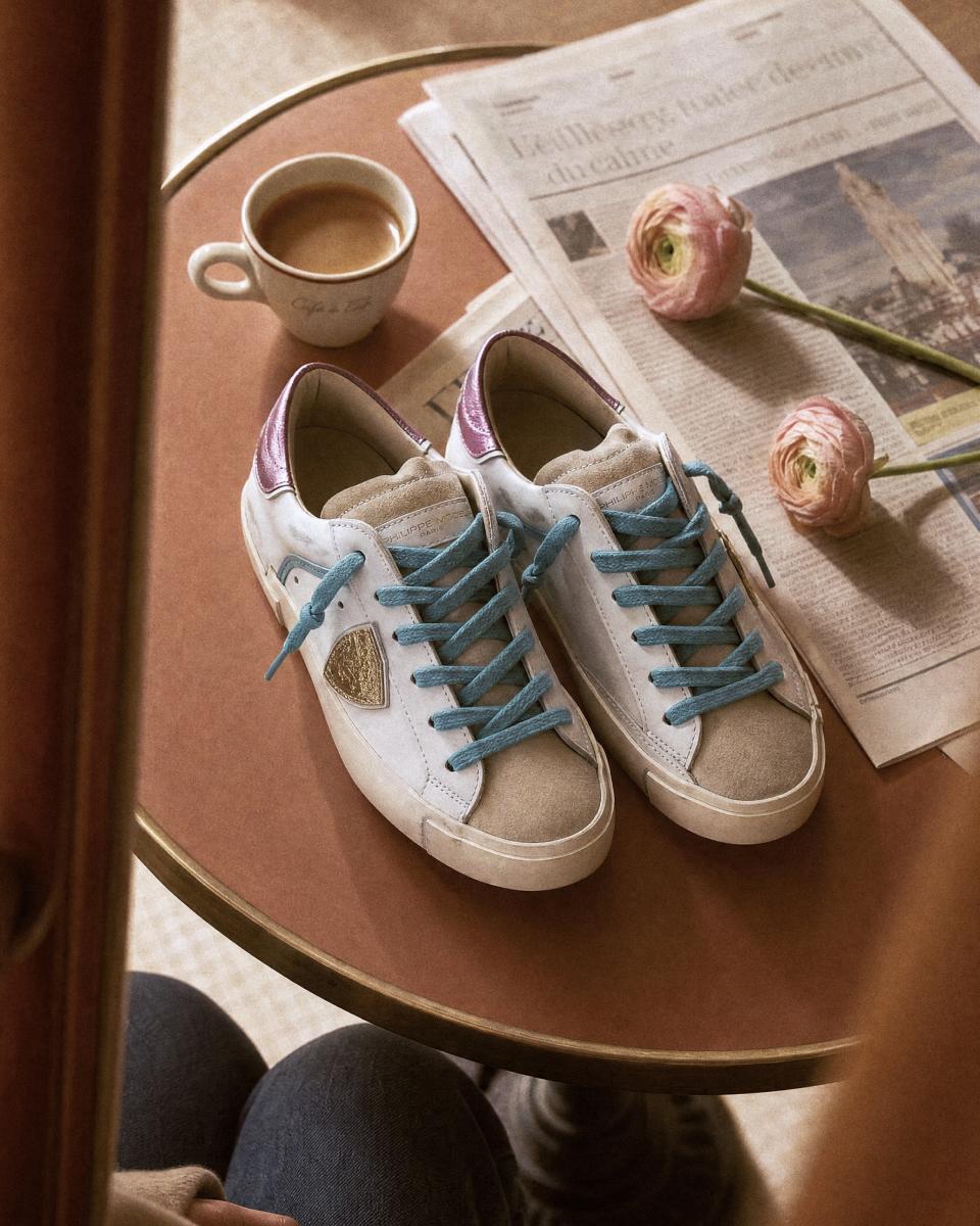 Philippe Model sneakers prsx women white fuchsia light blue