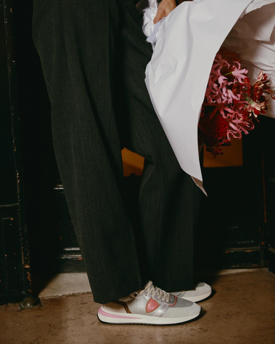 Philippe Model sneakers tropez 2.1 women grey silver pink