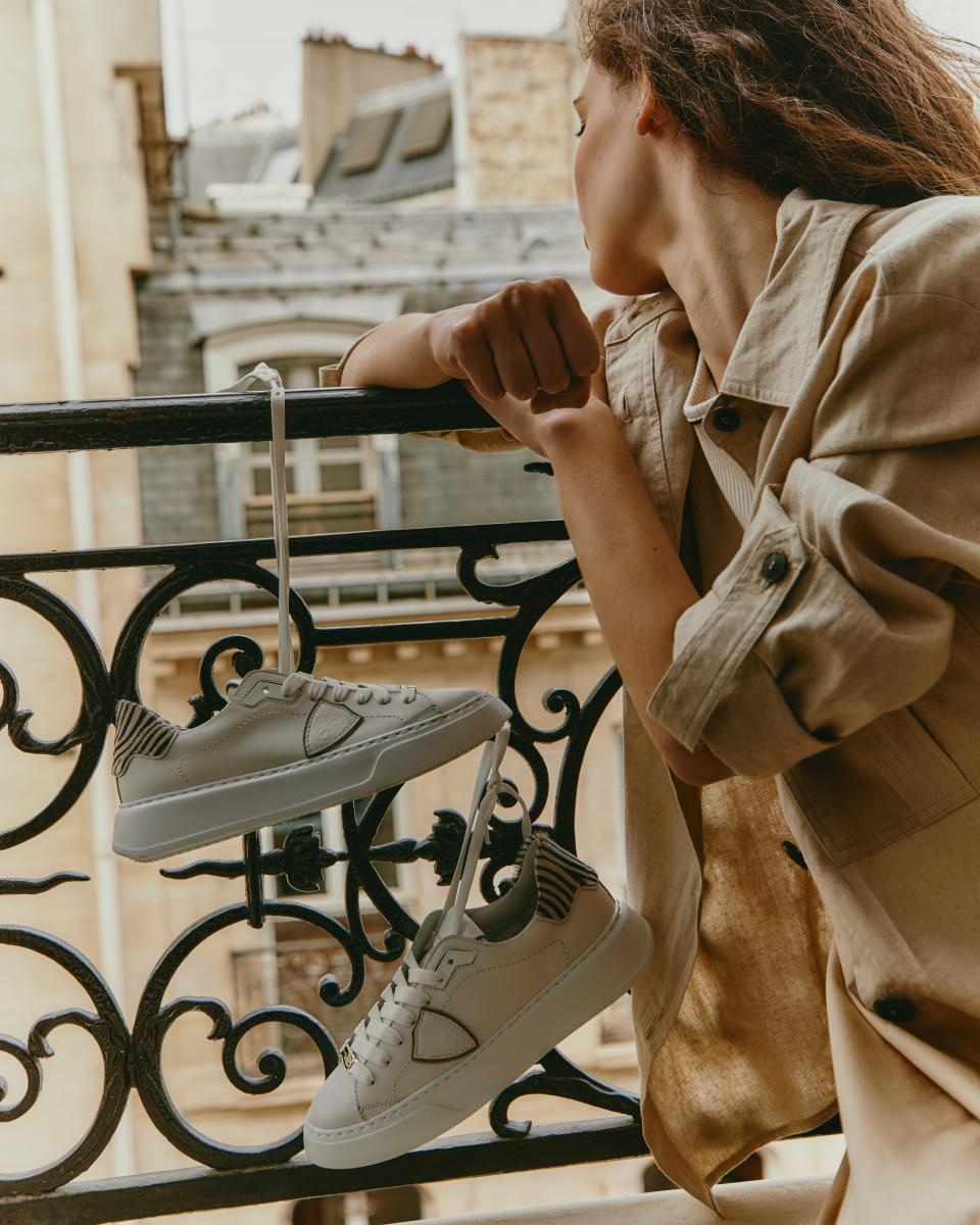 Philippe Model sneakers temple white animal print